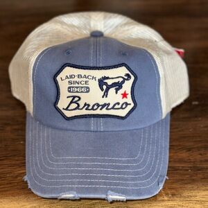 Ford Bronco American Needle Beige and White Cap